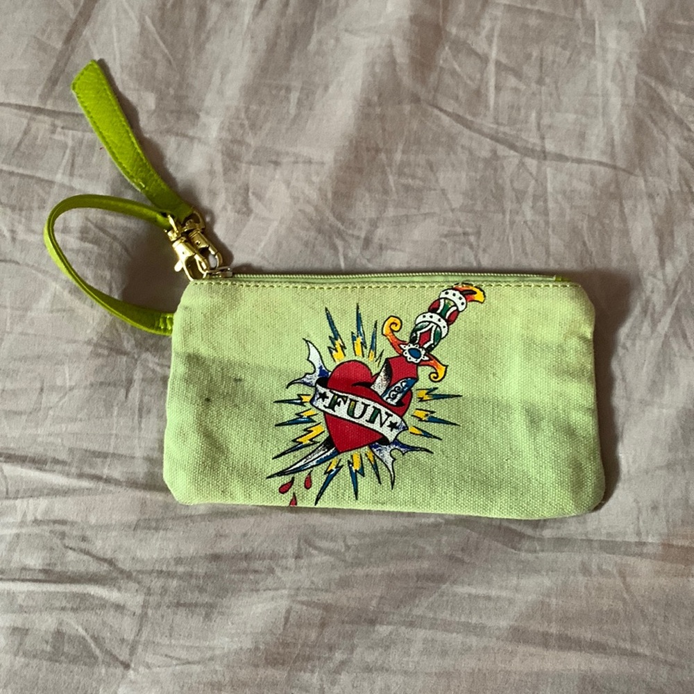 Ed hardy small makeup bag